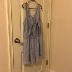 Seersucker summer romper